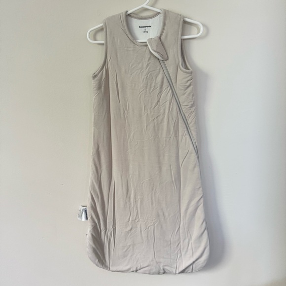 Bubble Panda Tan Zip-Up Sleeveless Sleep Bag Size Small NWOT Bamboo - Picture 1 of 3